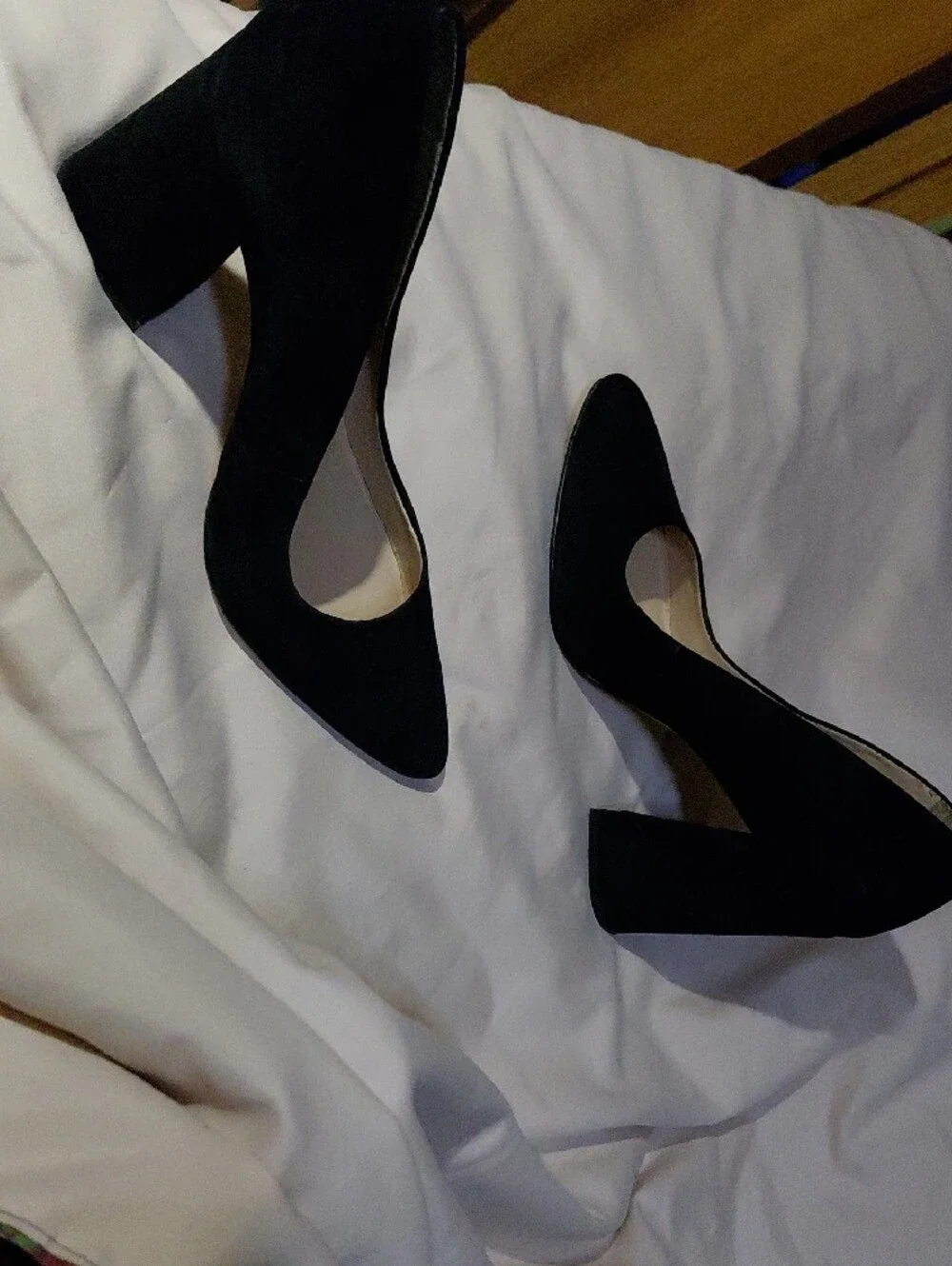 Vince Camuto Black Pointed-Toe Stiletto Pumps